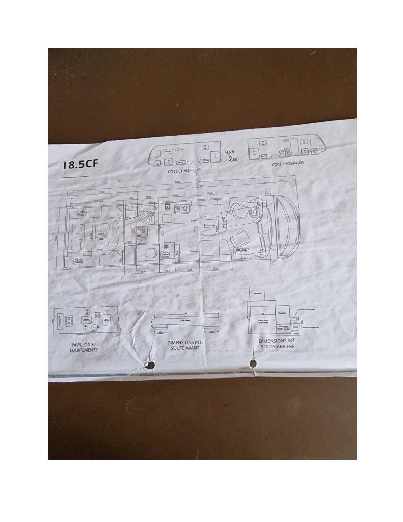 Plan de la disposition intérieure
